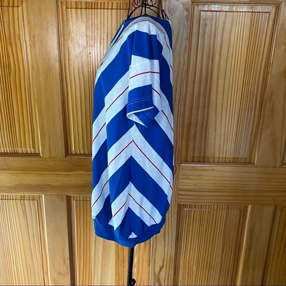 Vintage Chesterfield Striped Scoop Neck Top Size Medium - Picture 3 of 13